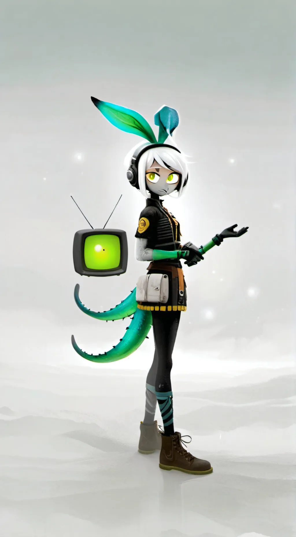 ai character: Vee tu NV  background