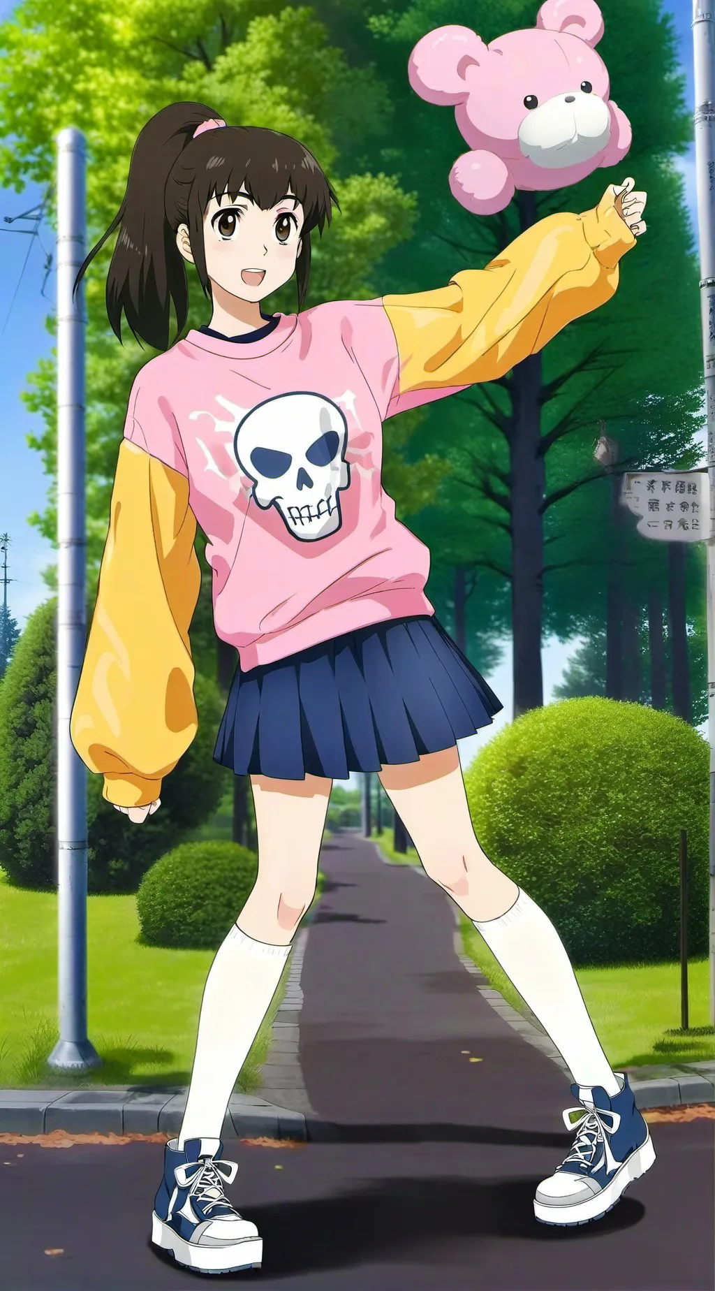 ai character: p5 THH background