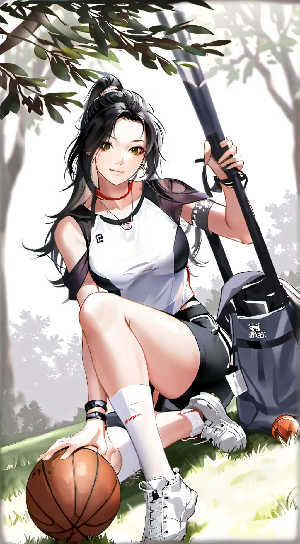 ai character: Luna background