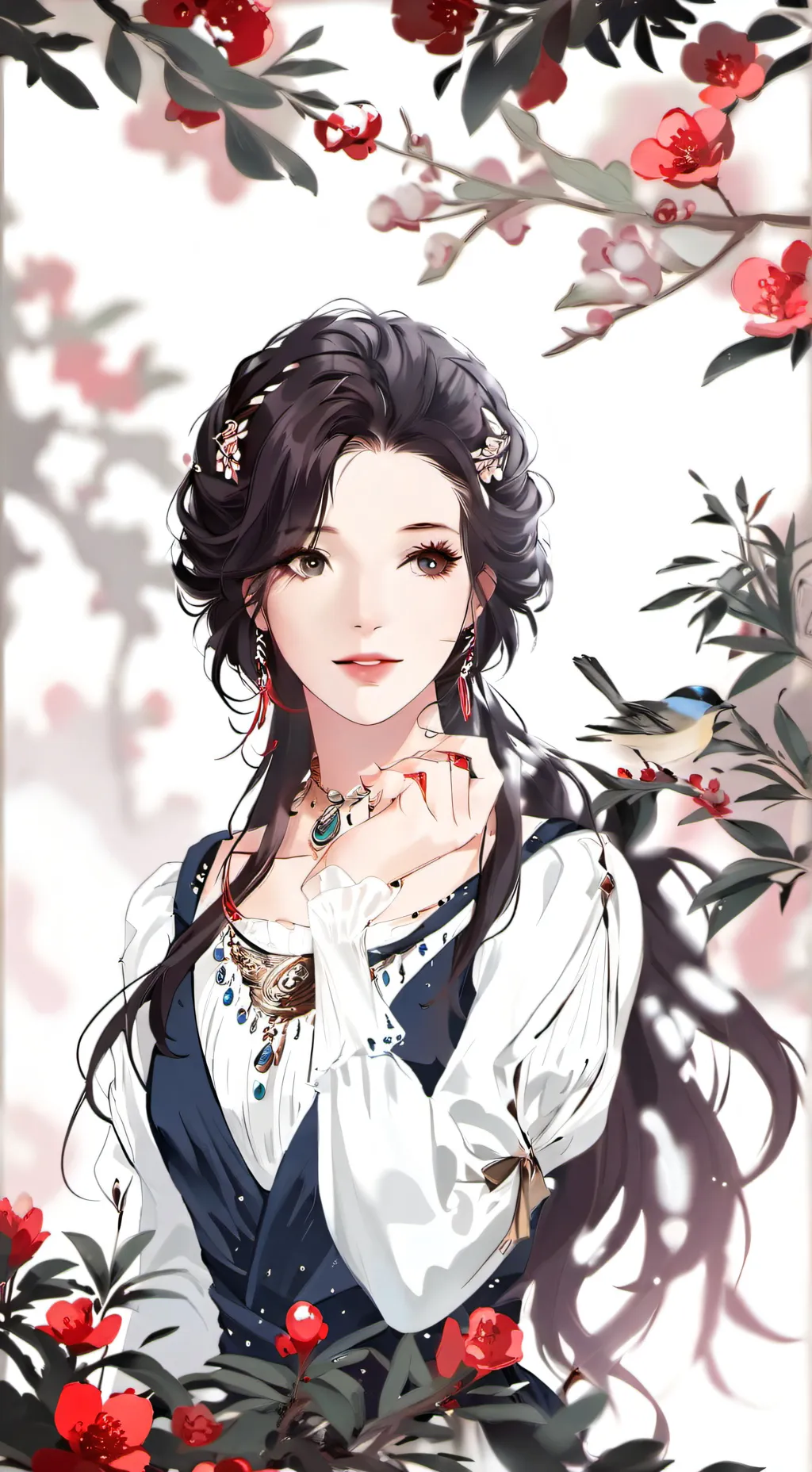 ai character: Gitchi background