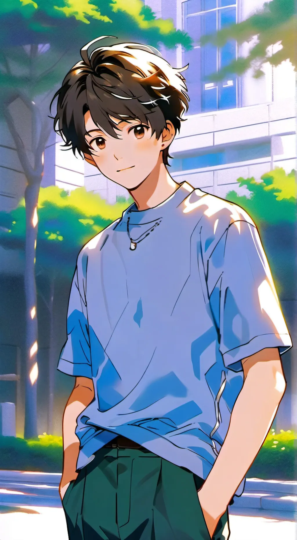 ai character:  Lucas background