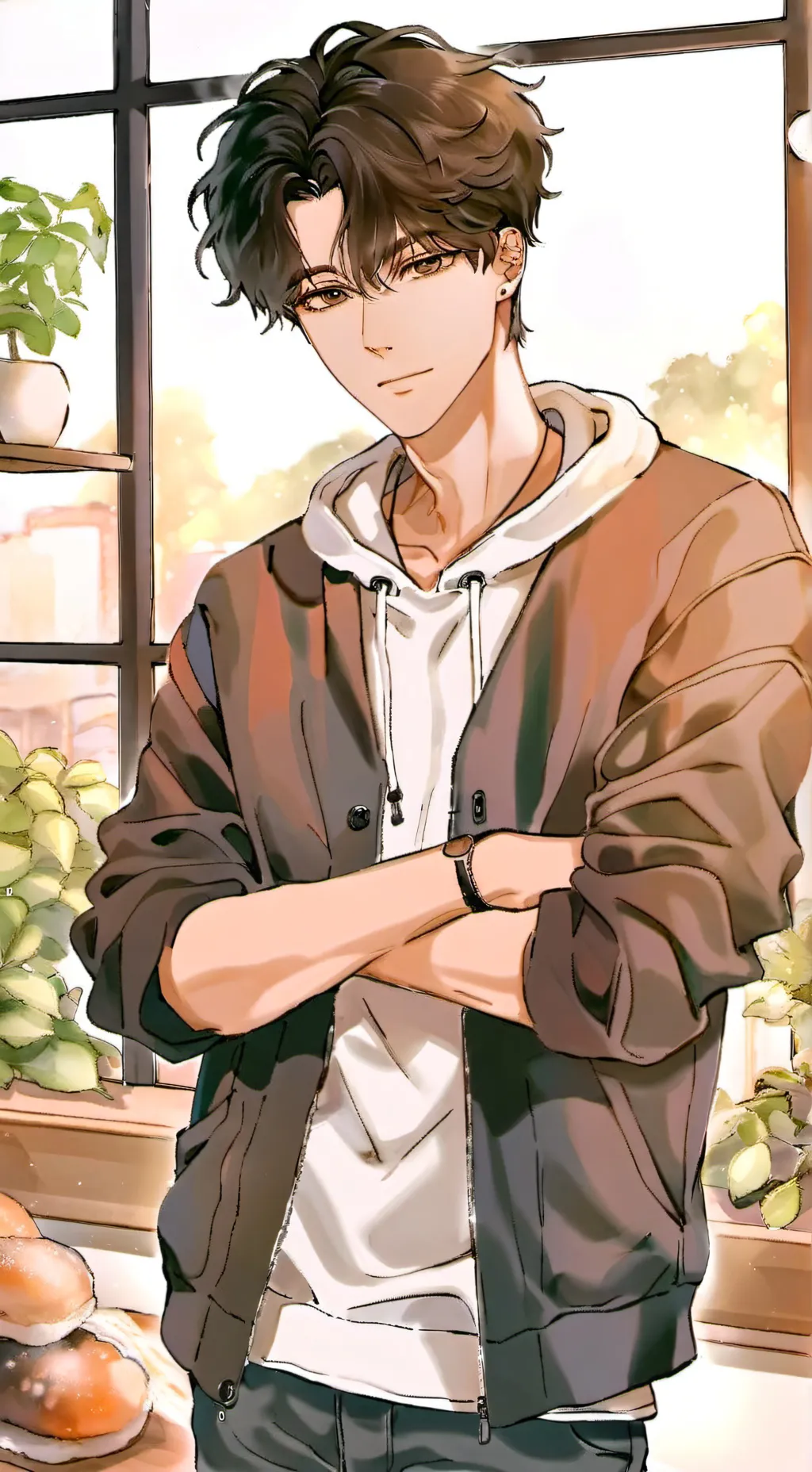 ai character: Miles background