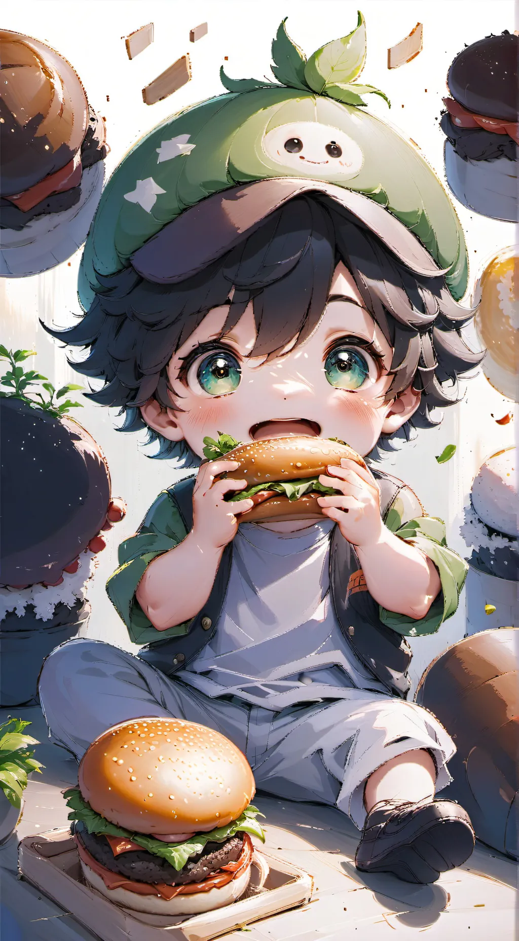 Talkie AI - Chat with burger baby