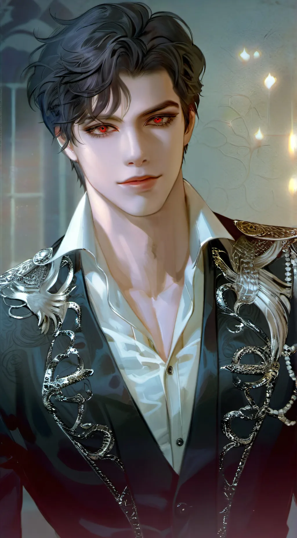 ai character: mall background