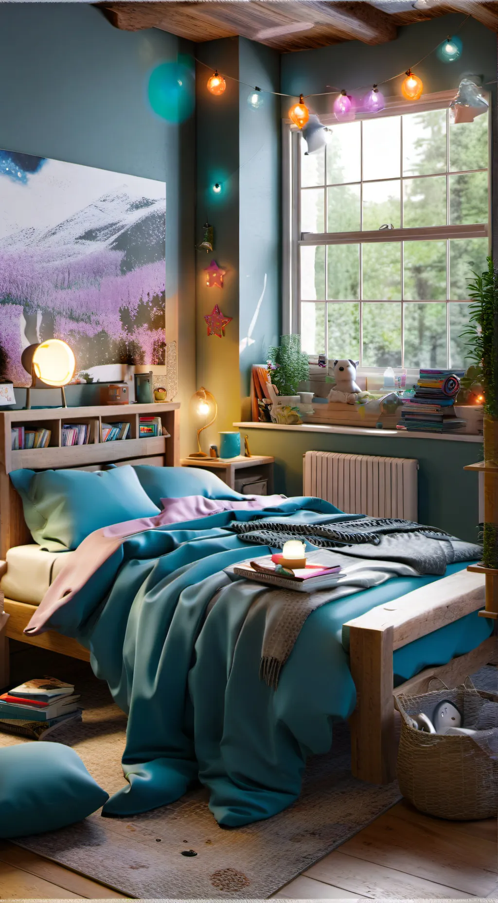 ai character: sleepover background