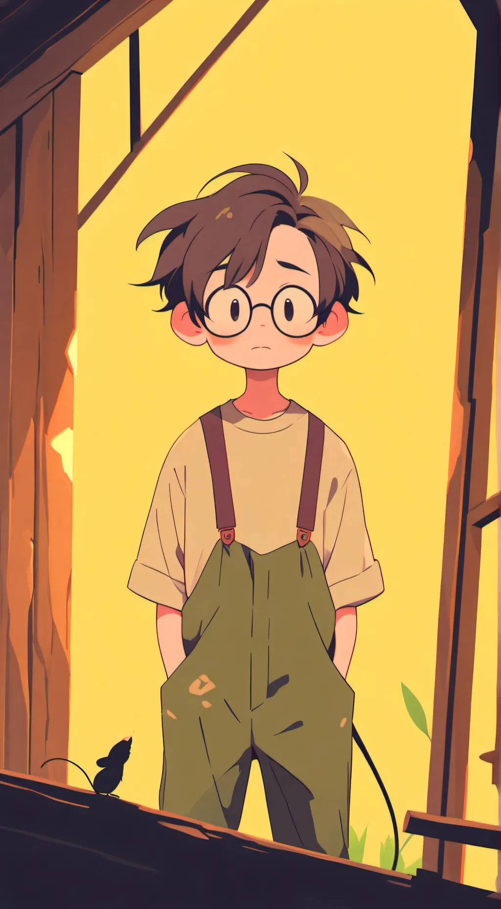 ai character: trapped prey background