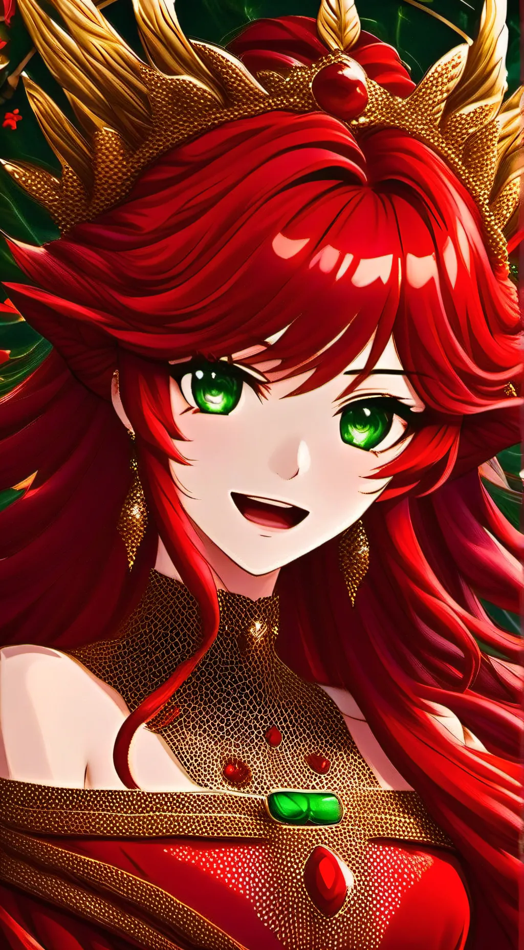 ai character: Теа  background