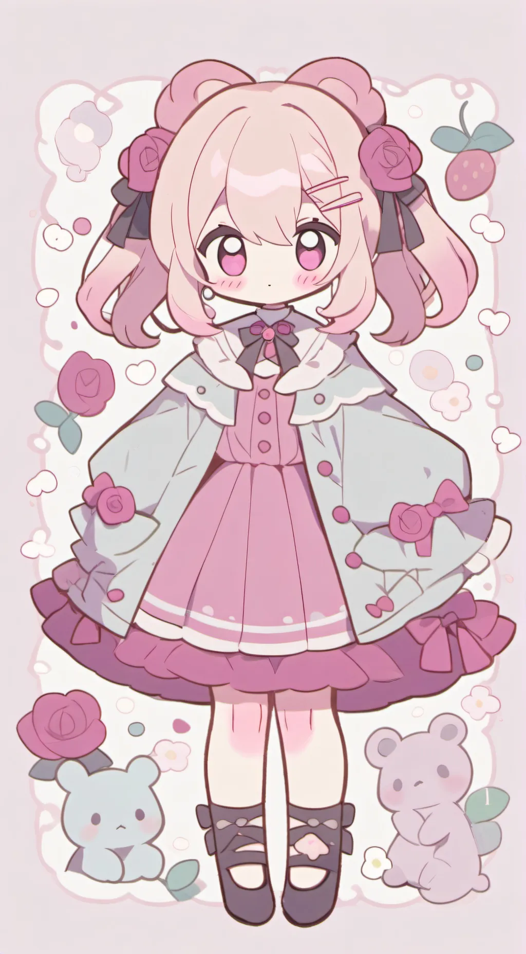 ai character: Ochaco  background