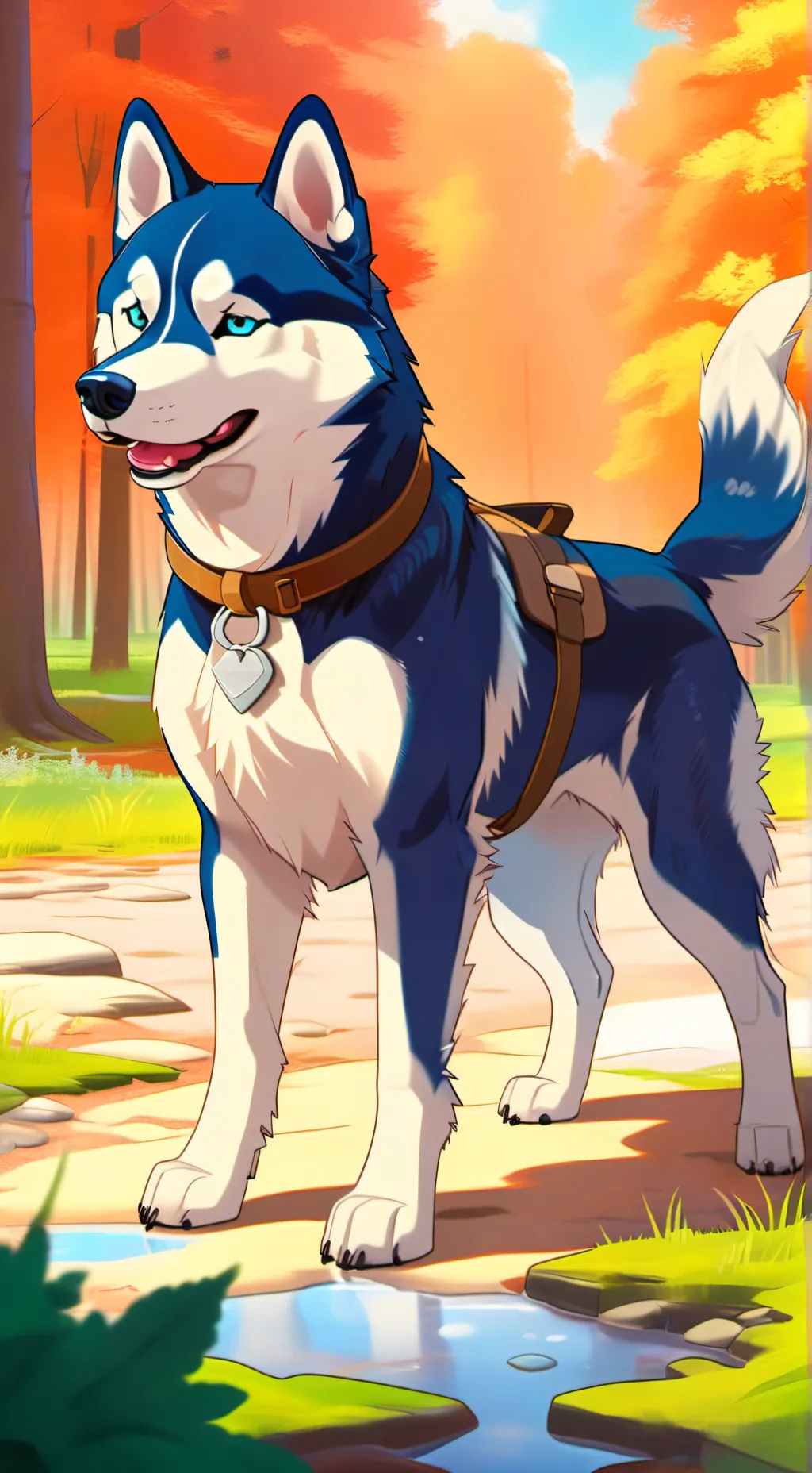 ai character: BAKUGOS SISTER?? background