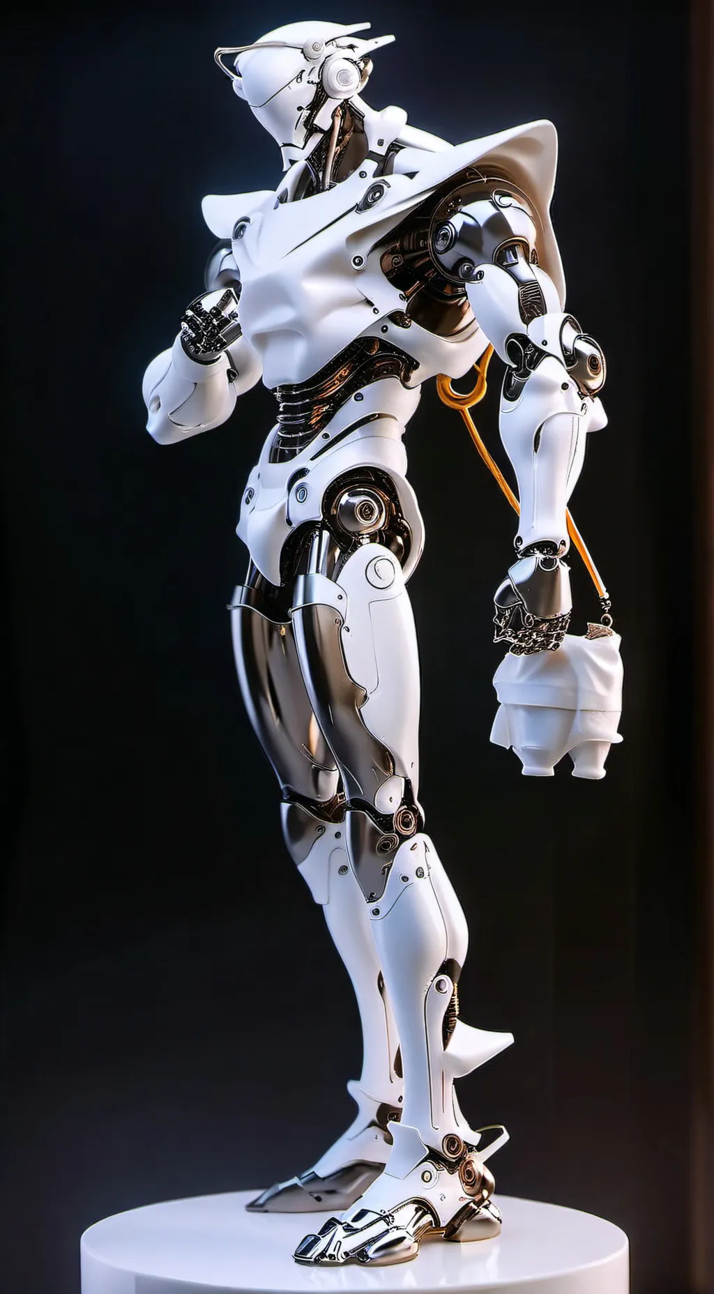 ai character: Robot infection  background