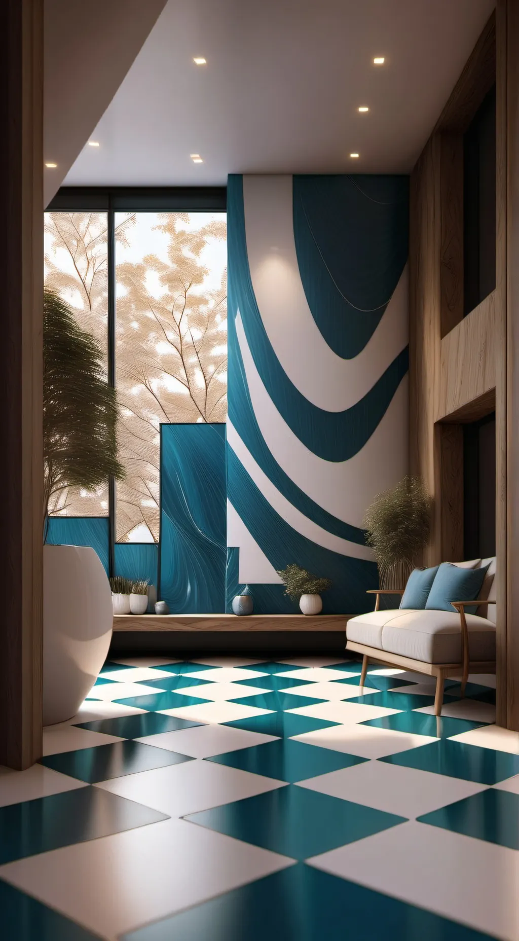 ai character: glitch infection background