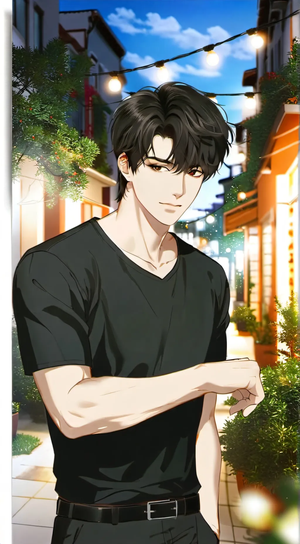 ai character: John  background