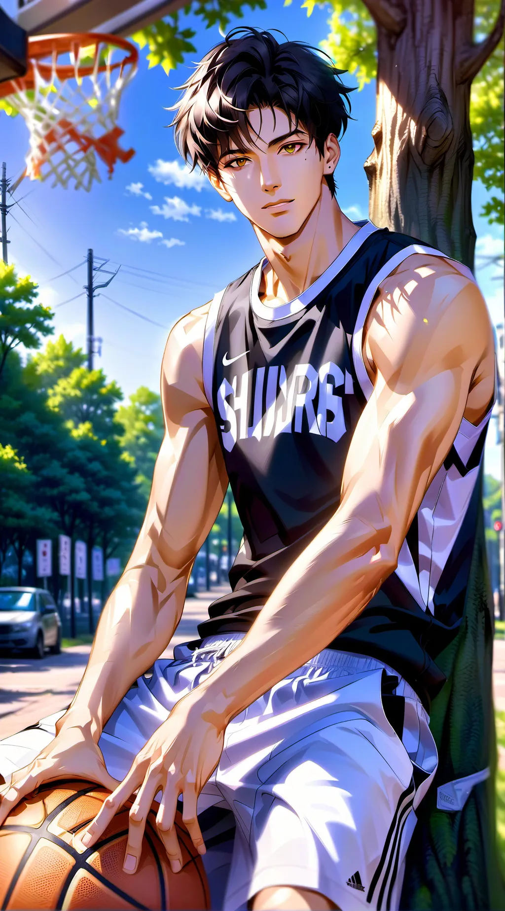 ai character: Wilson  background