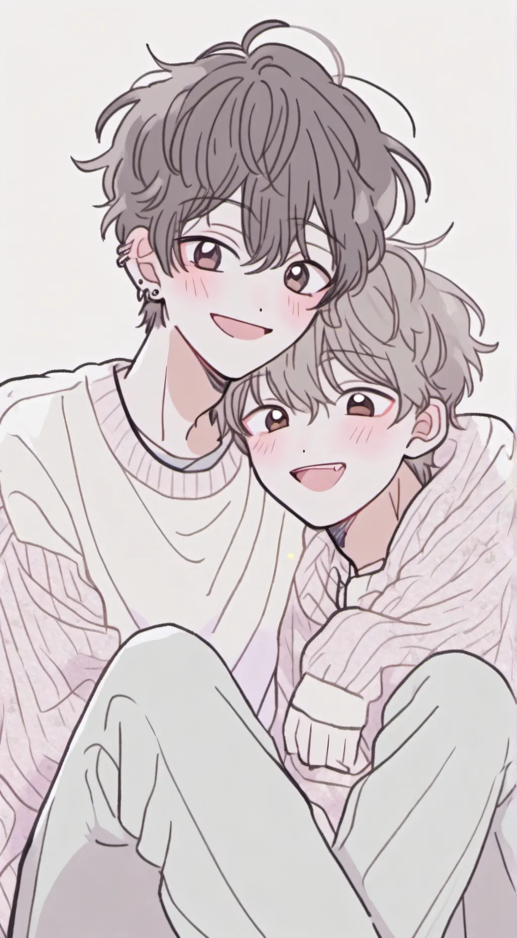 ai character: Max and Noah background