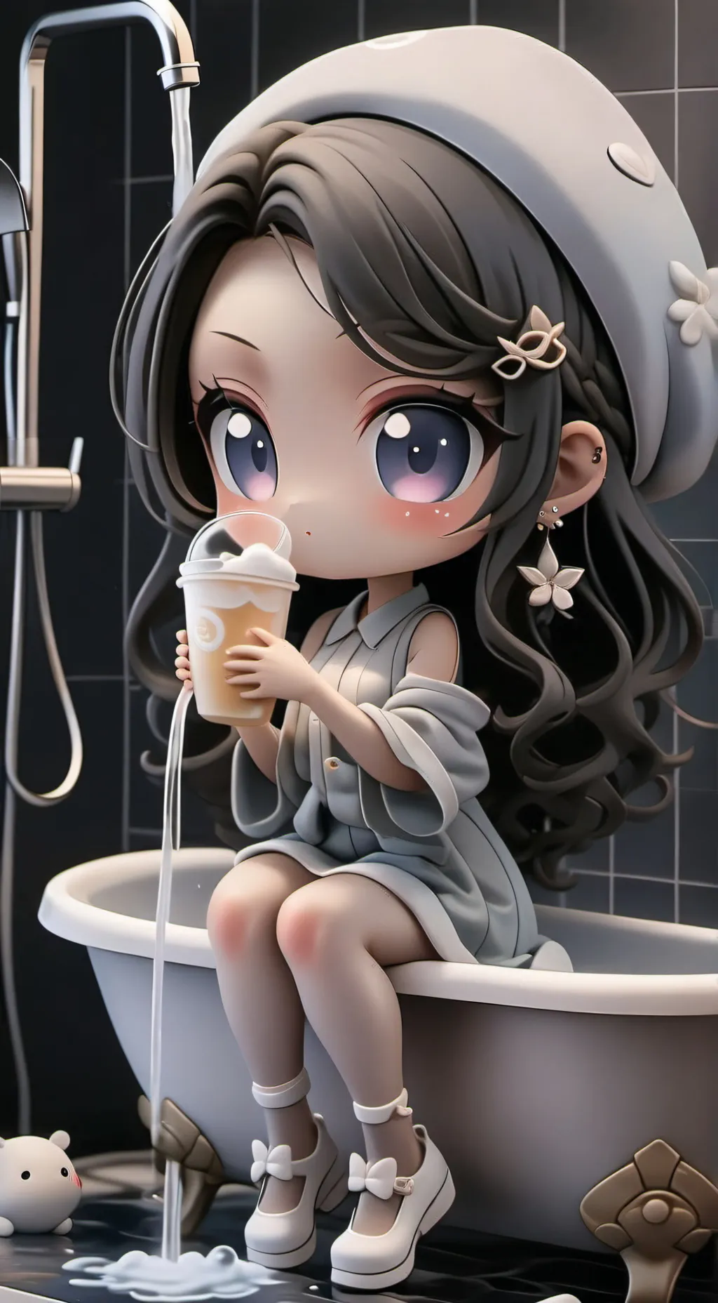 ai character: Luna  background