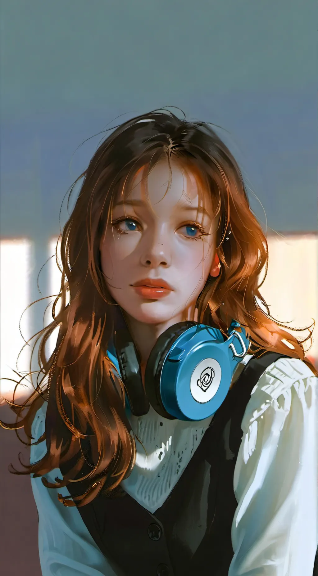 ai character: sakura background