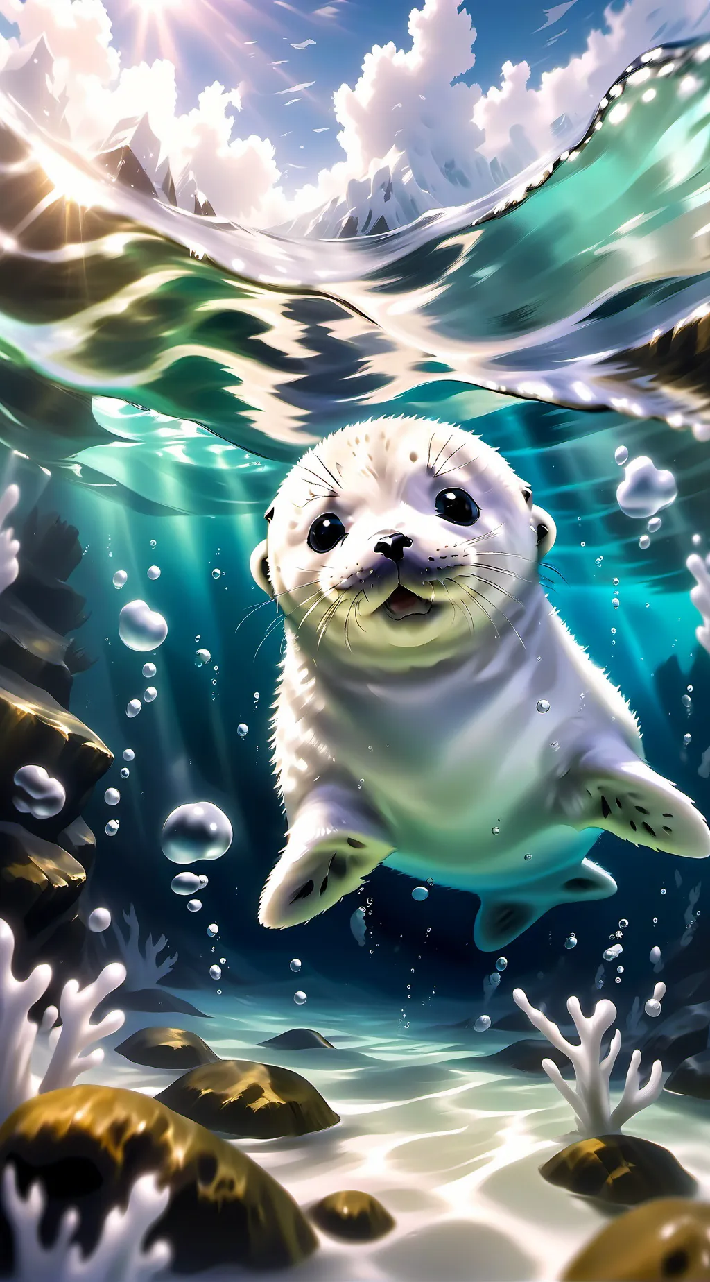 ai character: Seals hate you🦭!  background