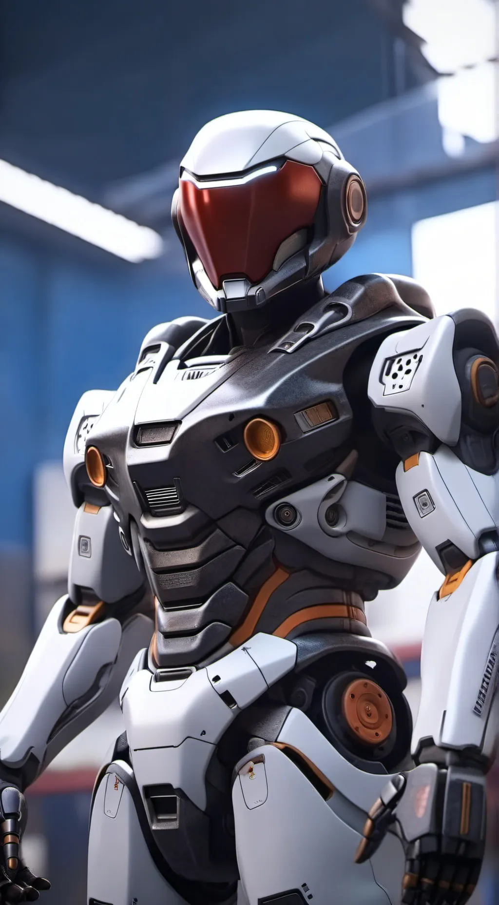 ai character: Robot  background