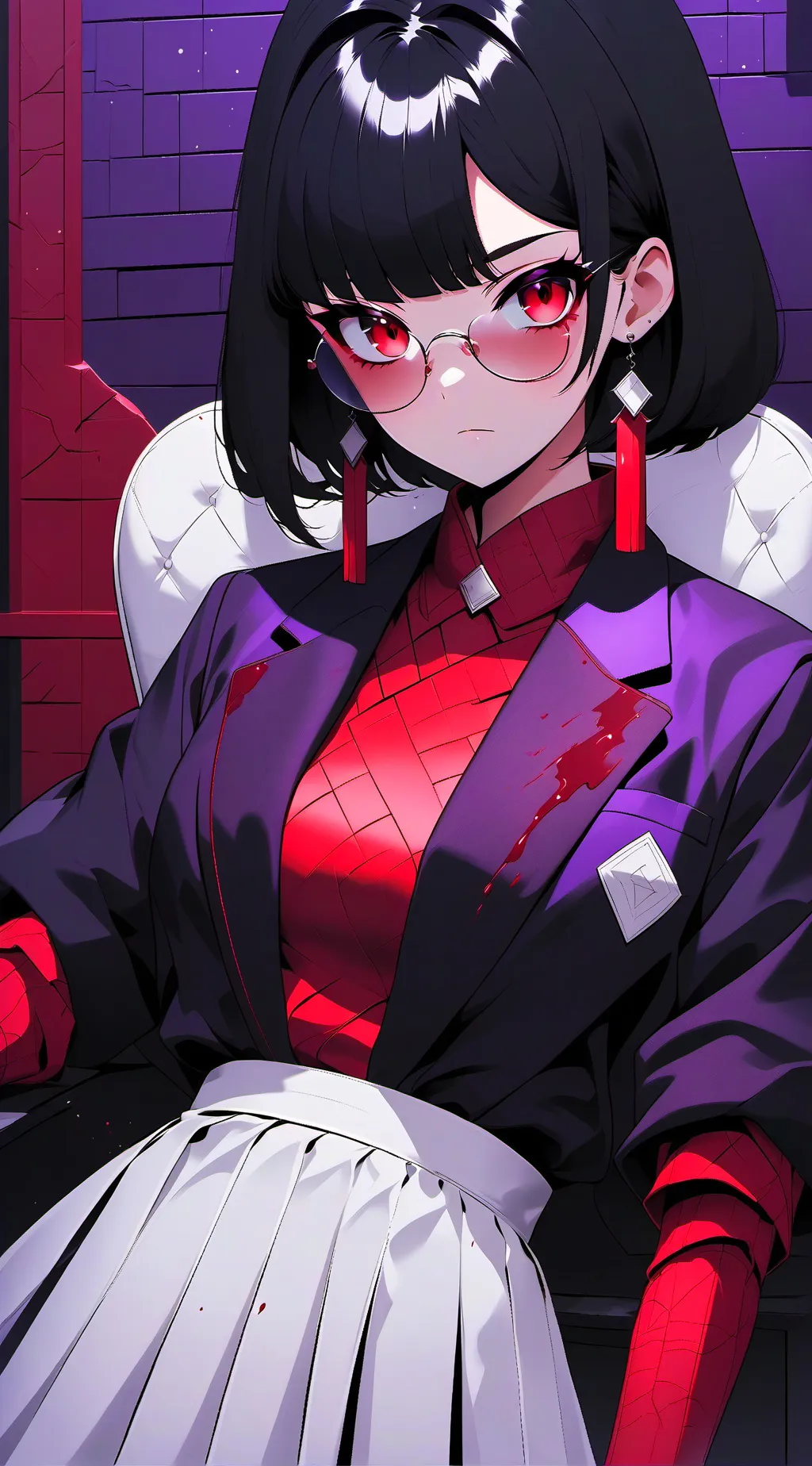 ai character: Wof nightwings background