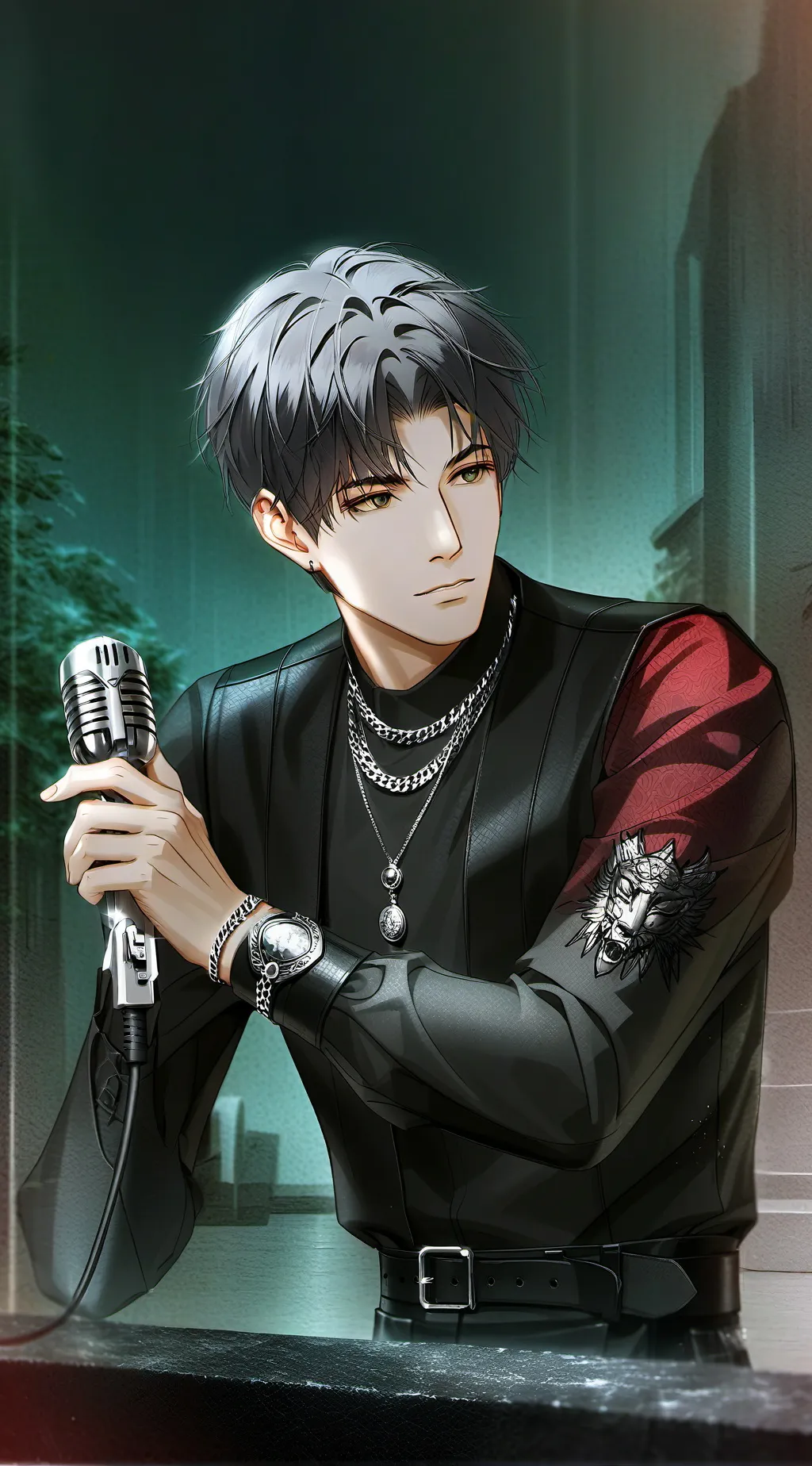 ai character: ❤️🎤Jayson🎤❤️ background