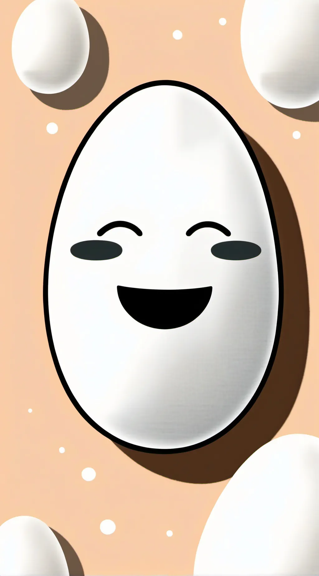 ai character: Talking Egg background