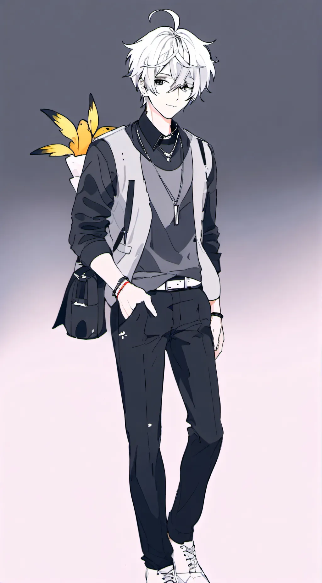 ai character: even background