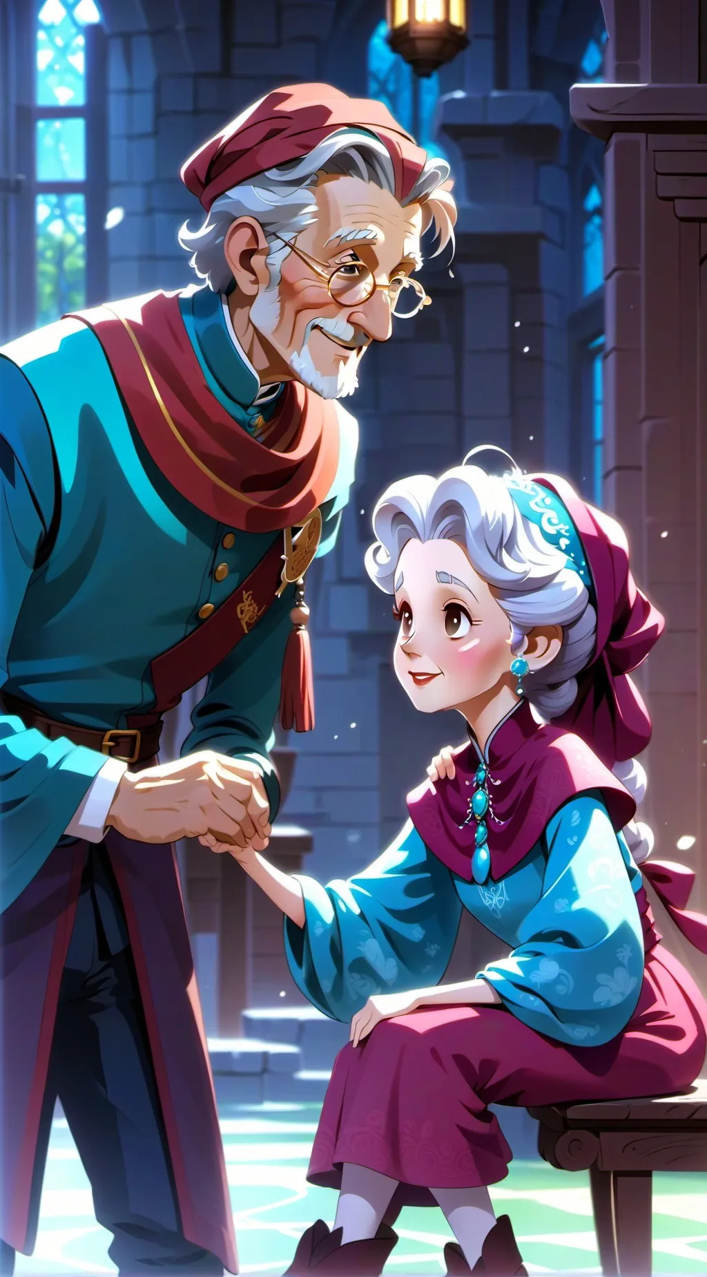 ai character: Your Grandparents  background