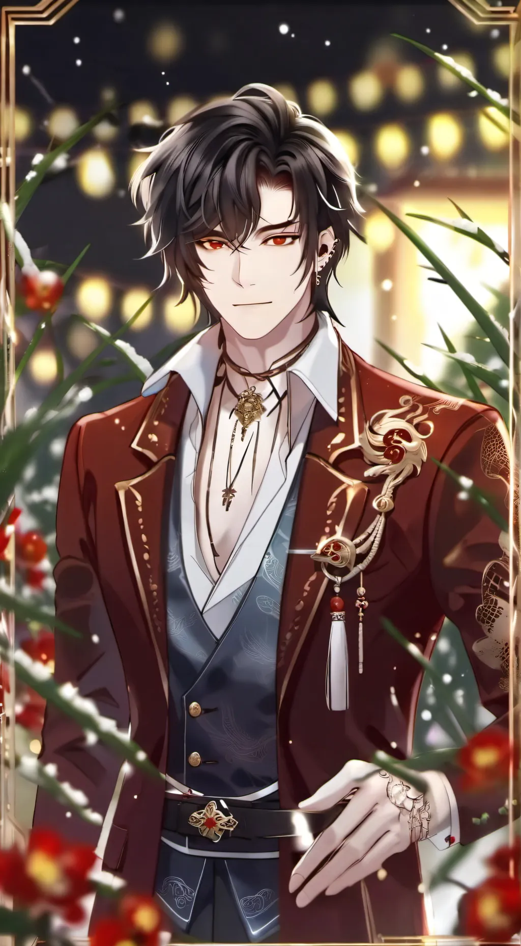 ai character: King Blaze  background