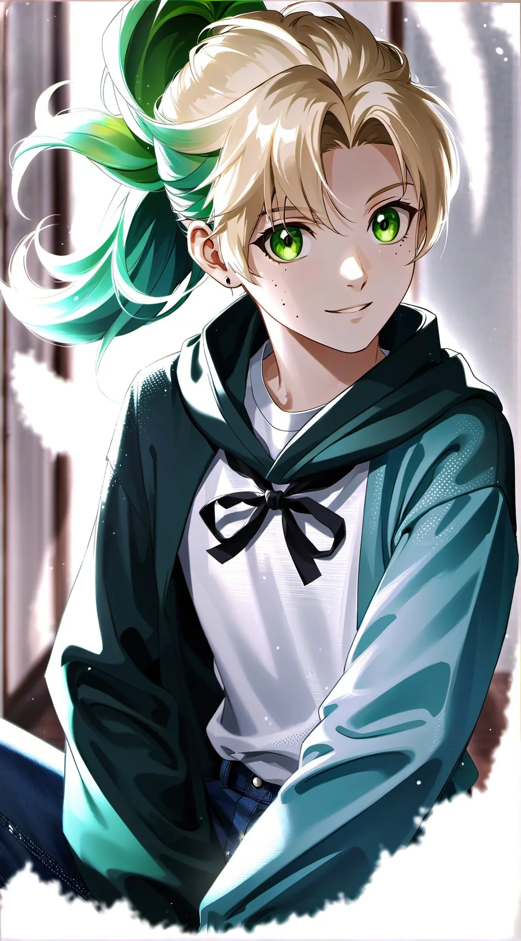 ai character: deku's sister  background