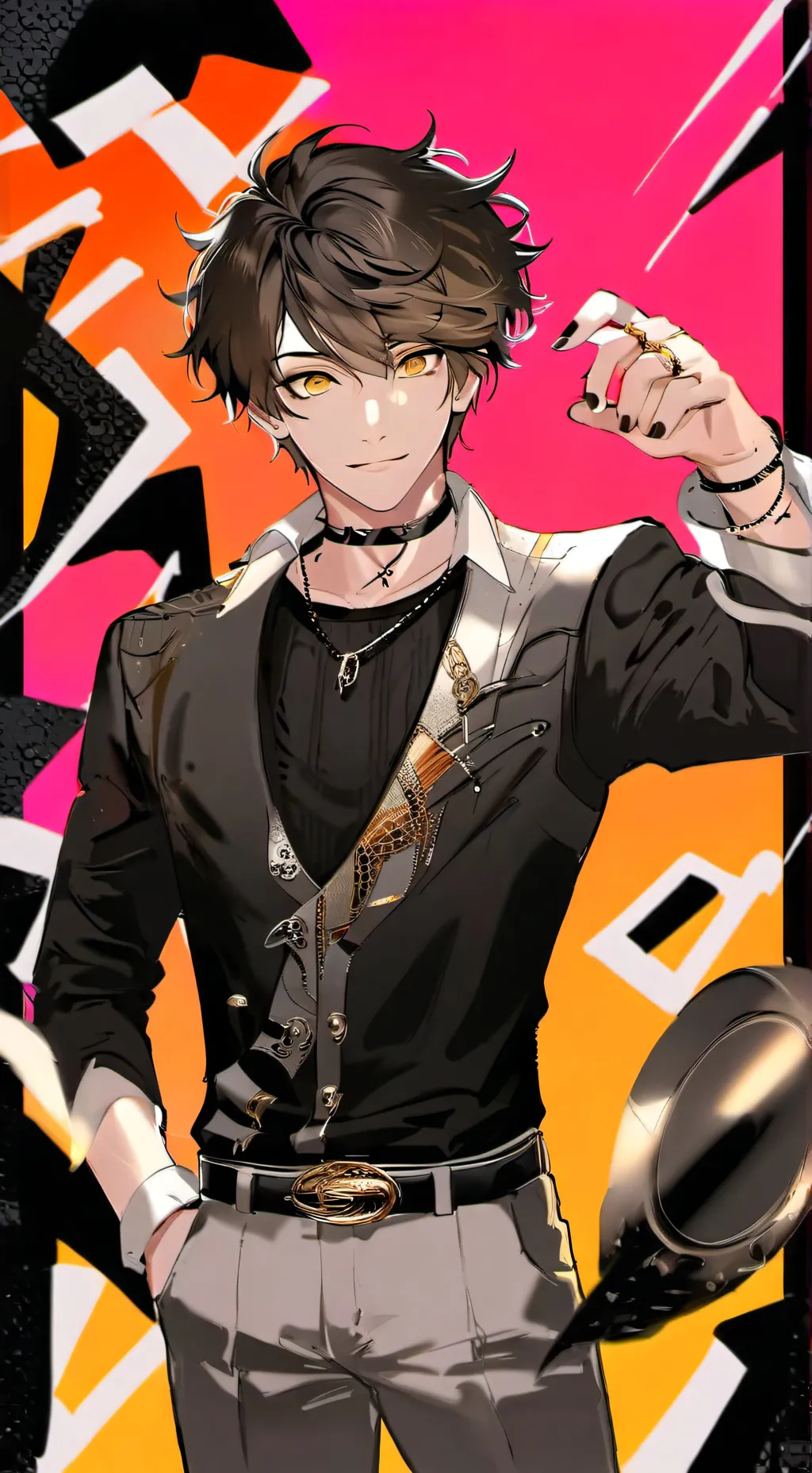 ai character: alpha background