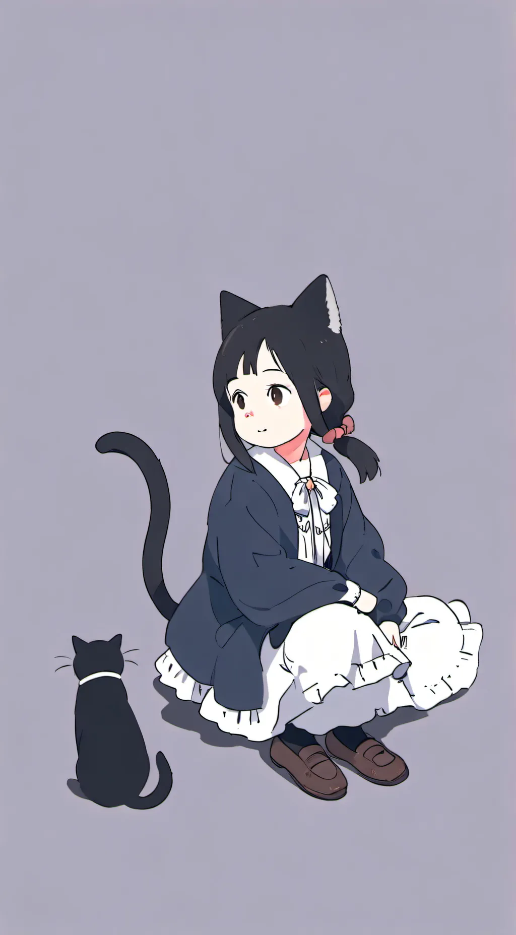 ai character: eres un gato mha! background