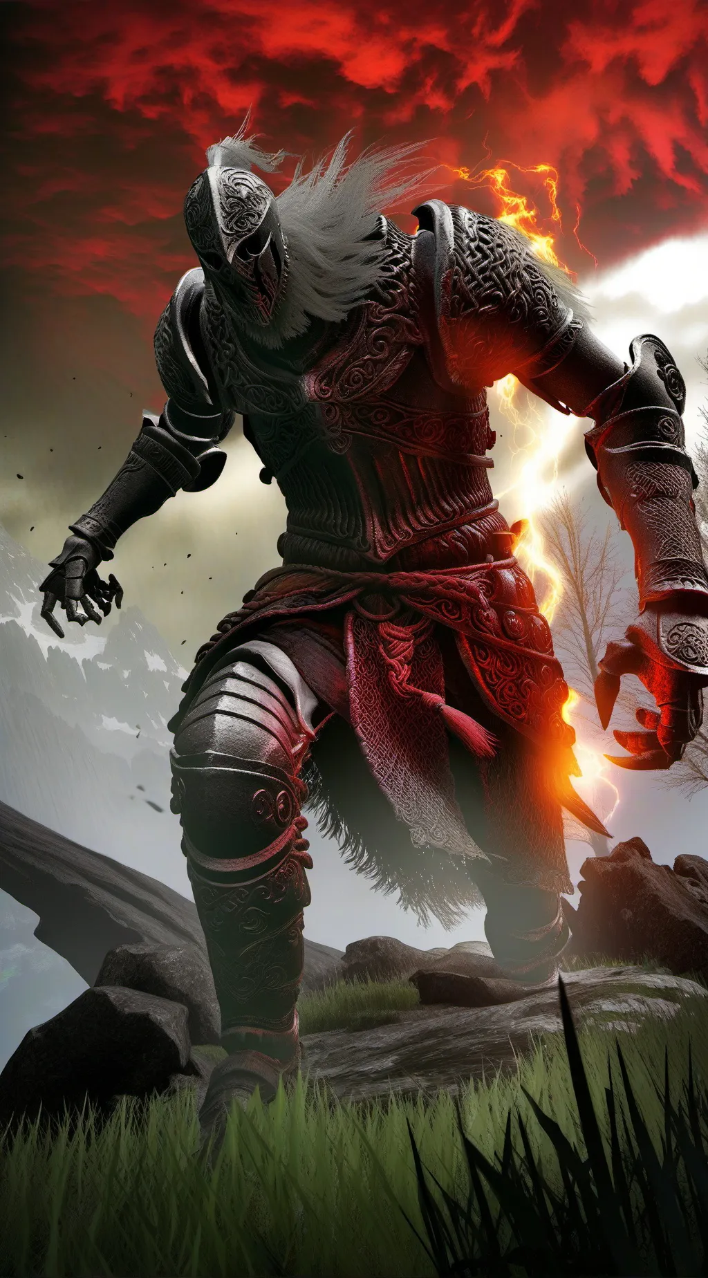 ai character: demon background