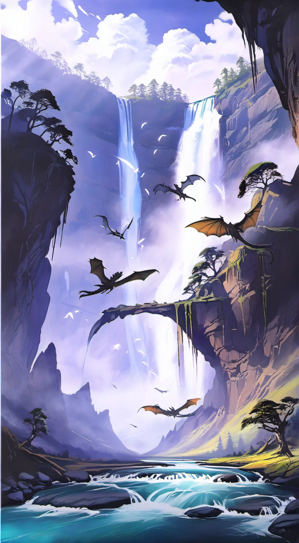 ai character: pet dragon background