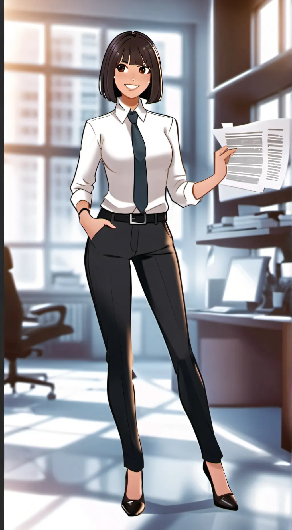 ai character: New hire background