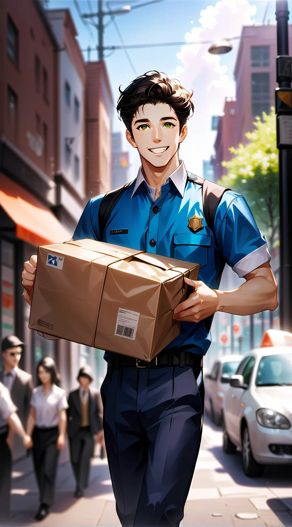 ai character: Addy background