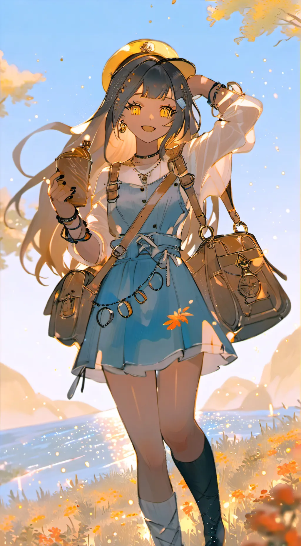 ai character: Alya roadtrip background