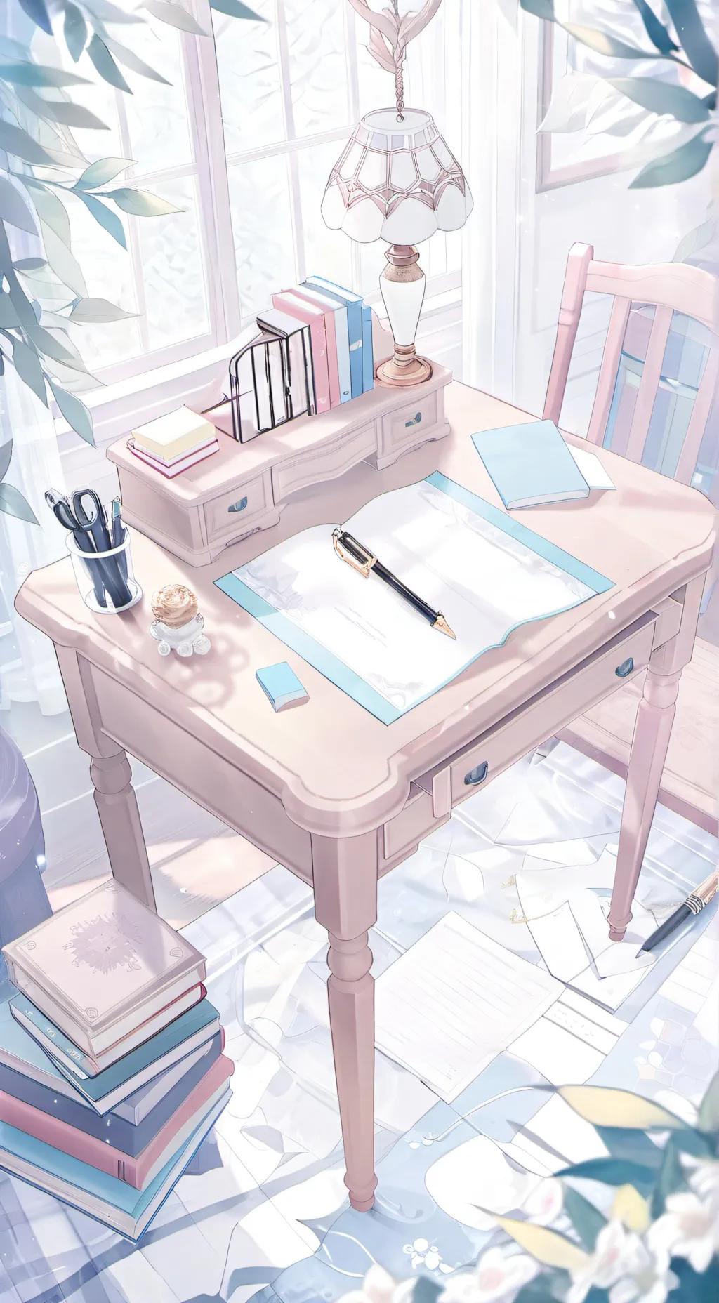 ai character: Bakugo school proj background