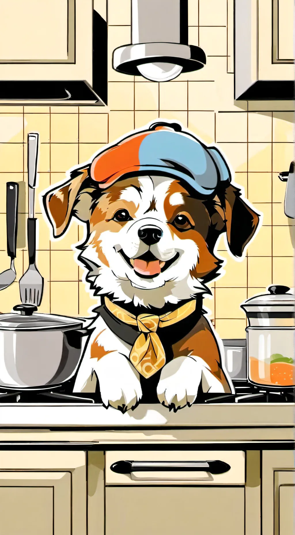 ai character: Dug the dog background