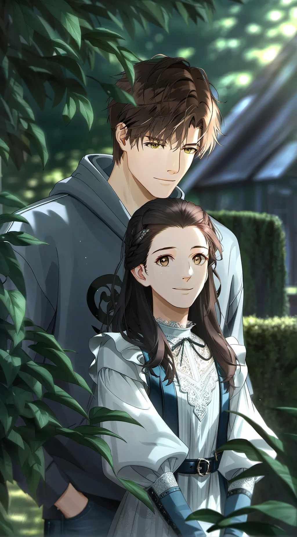 ai character: Your Name AU background