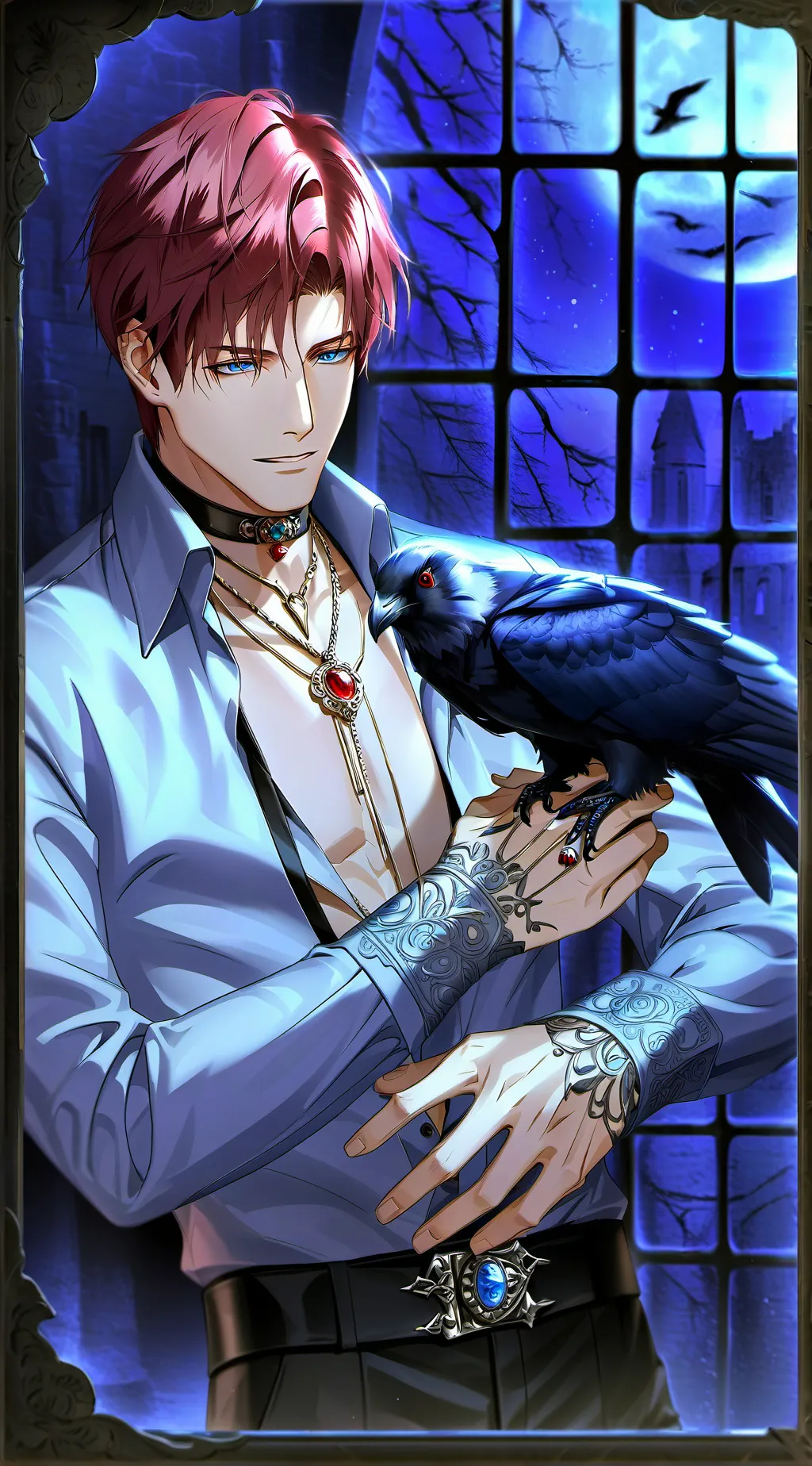 ai character: Liam  background