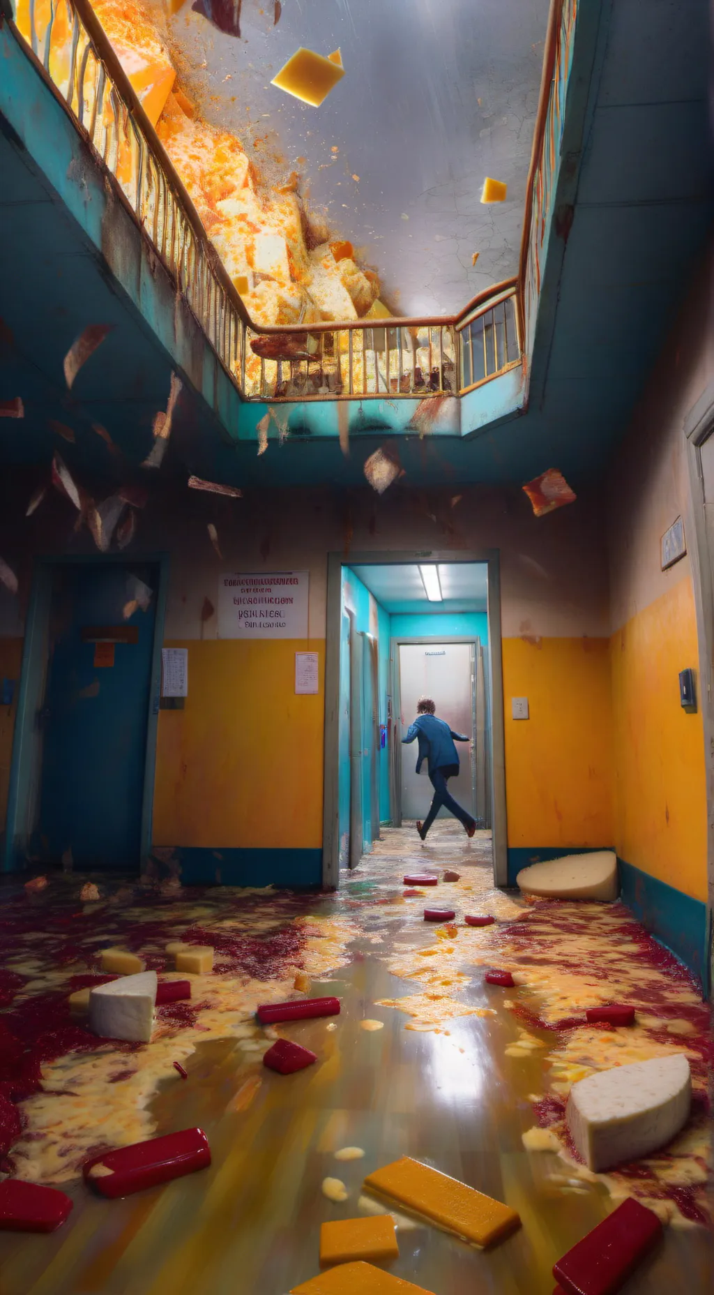 ai character: school incident background