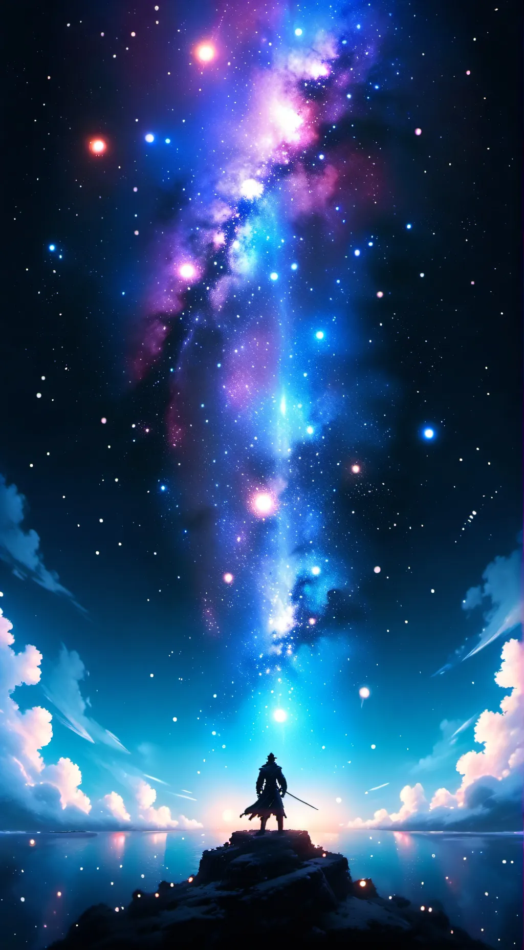 ai character: Star dragon background