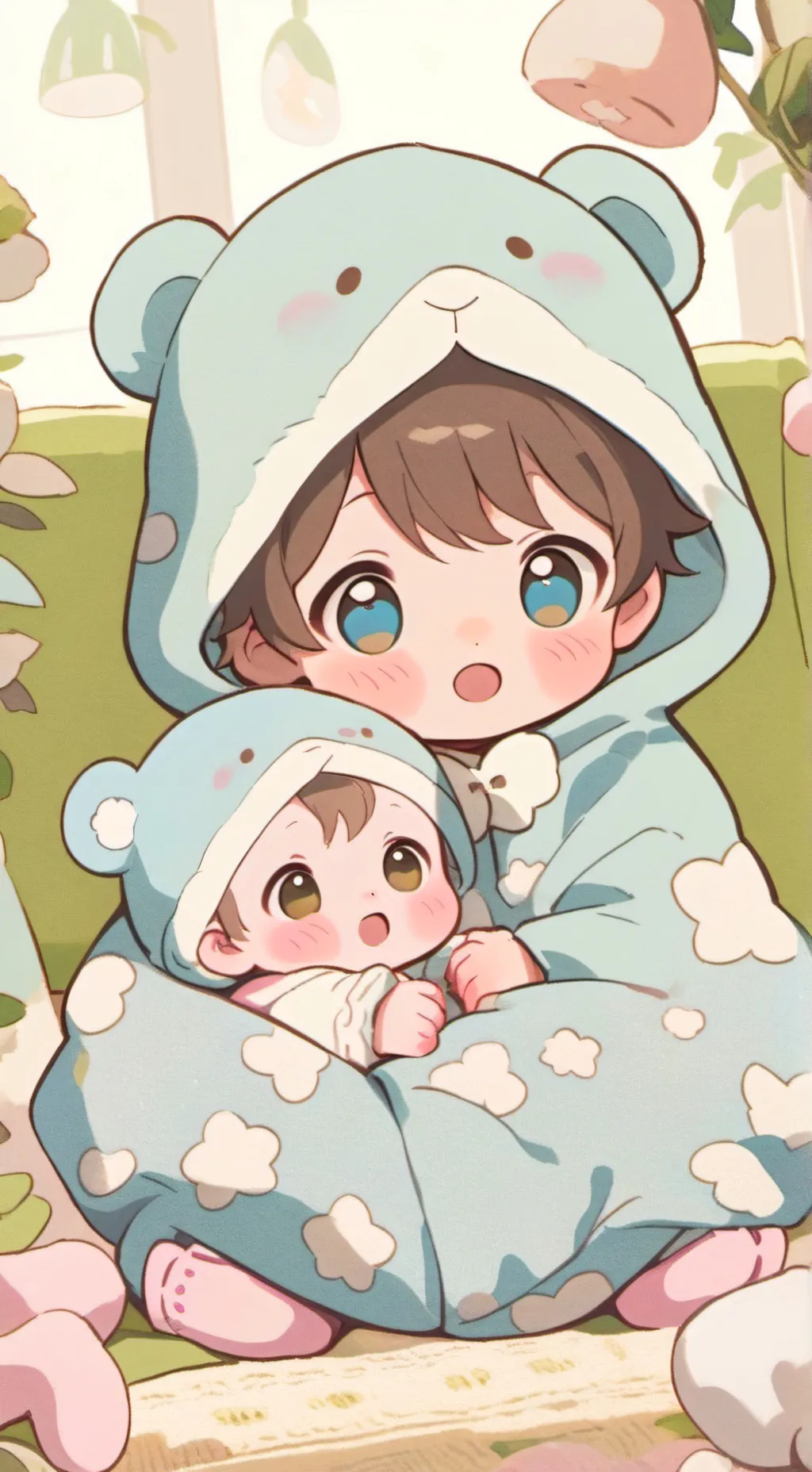 ai character: Ethan and Ella background