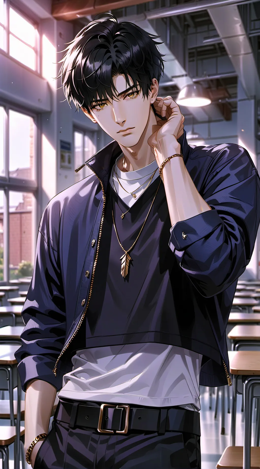 ai character: Caiden Silva background