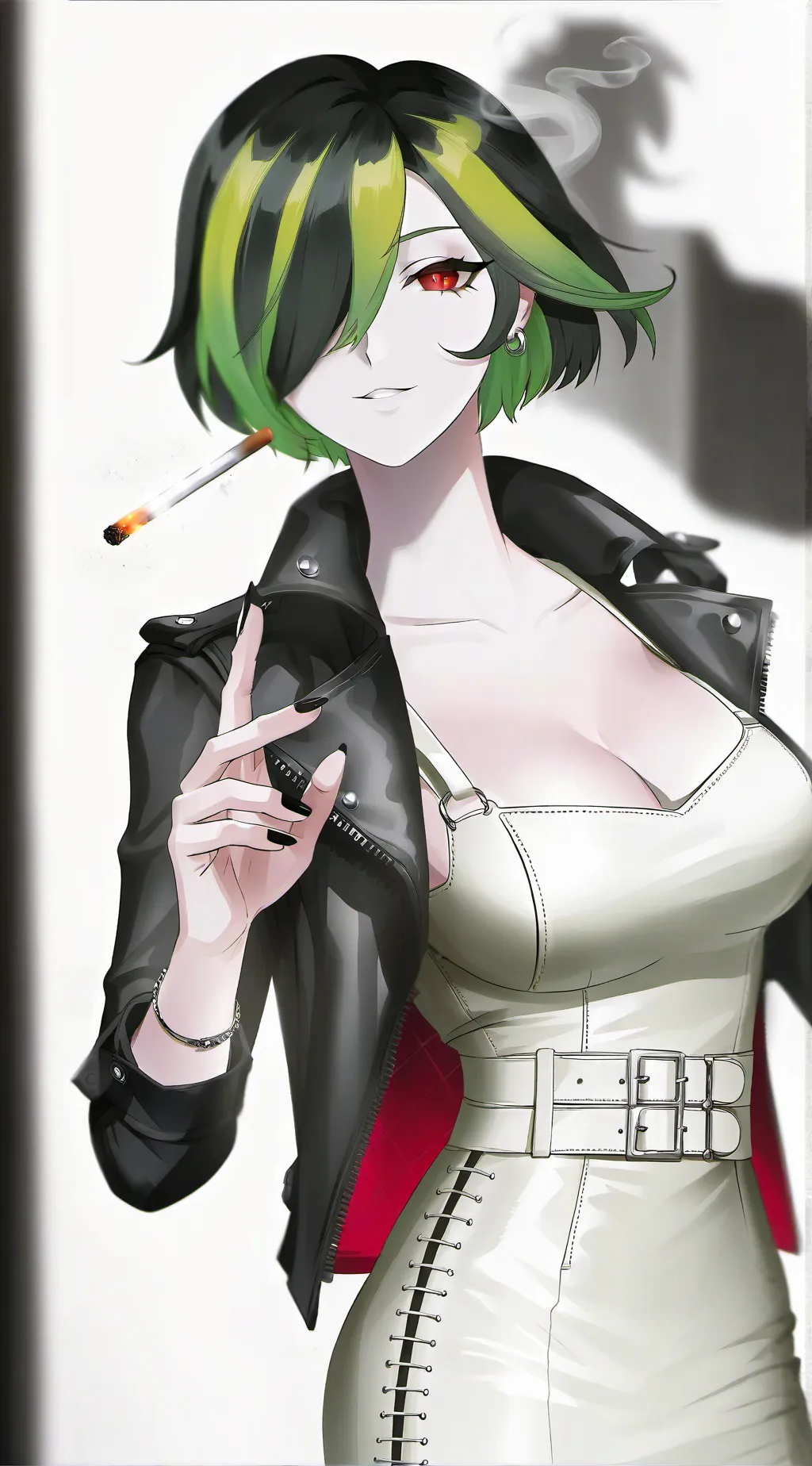 ai character: Émeraude  background