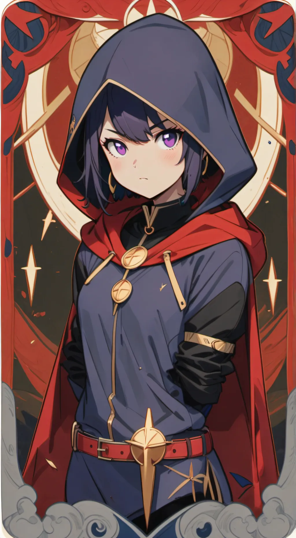 ai character: corvina💖 background