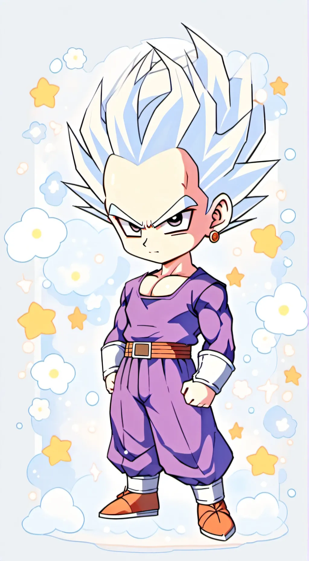 ai character: Малыш Вегета  background