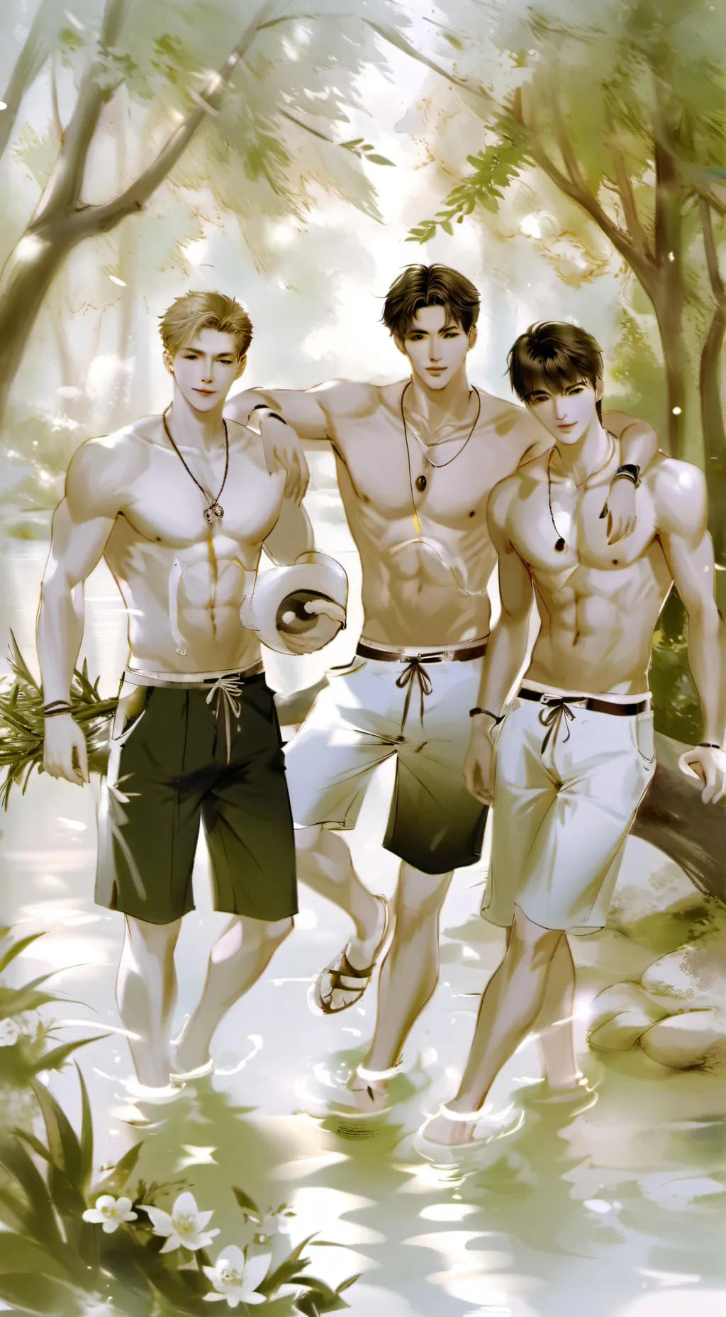 ai character: Bro+friends background