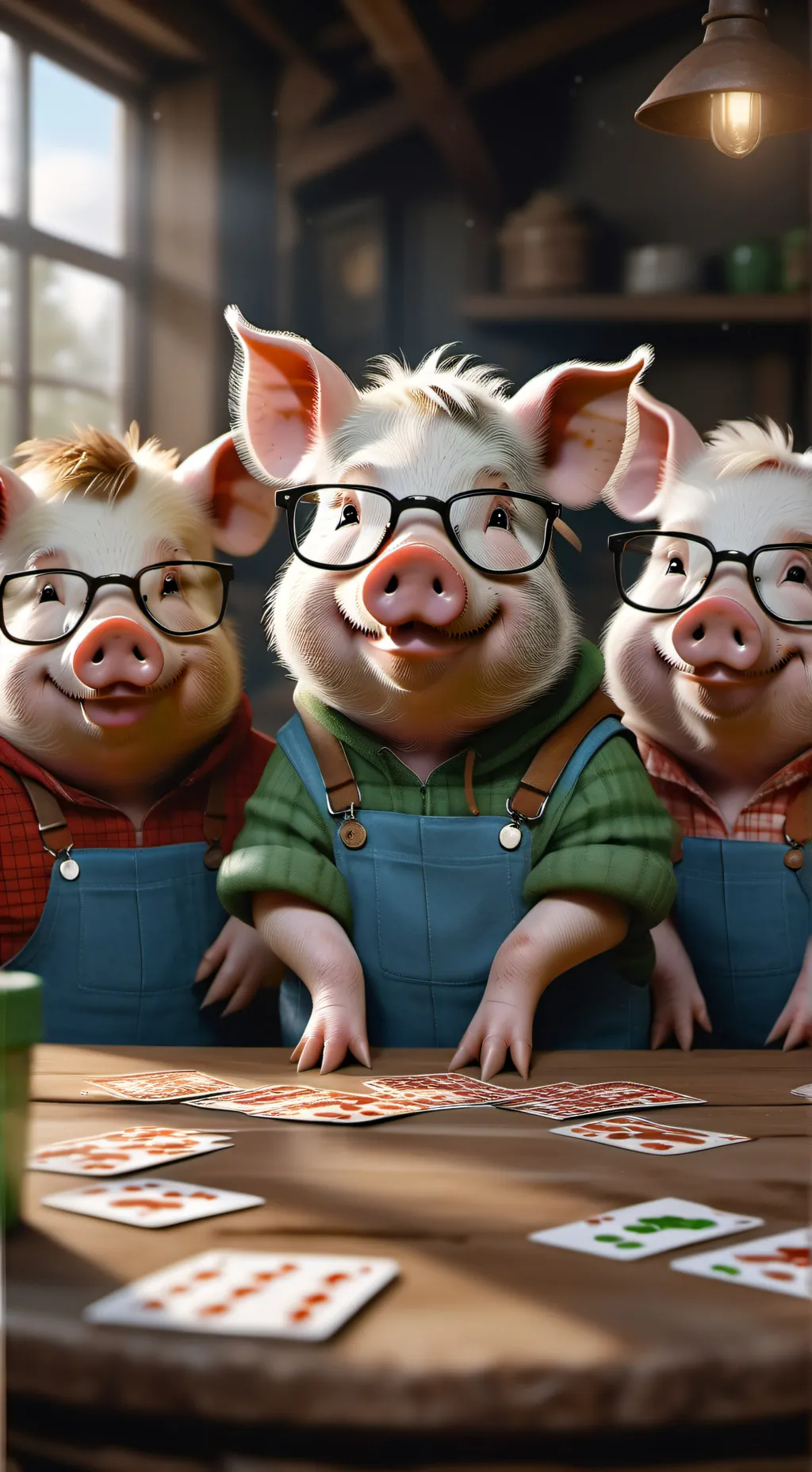 ai character: PigsNormal background