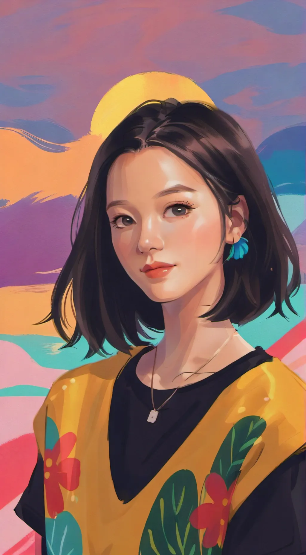 ai character: Lexi background